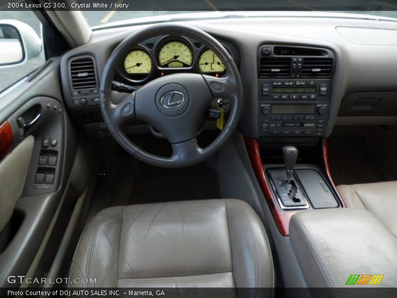 Crystal White / Ivory 2004 Lexus GS 300