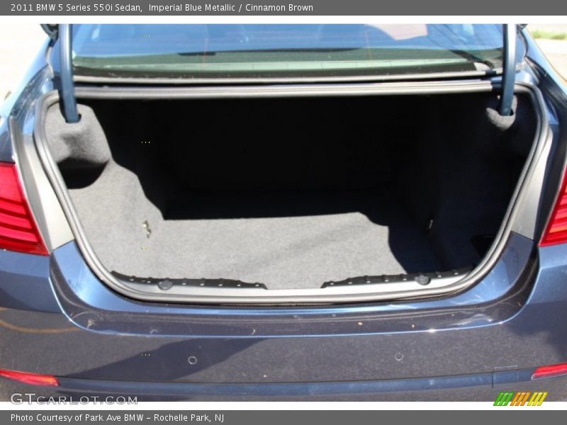 Imperial Blue Metallic / Cinnamon Brown 2011 BMW 5 Series 550i Sedan