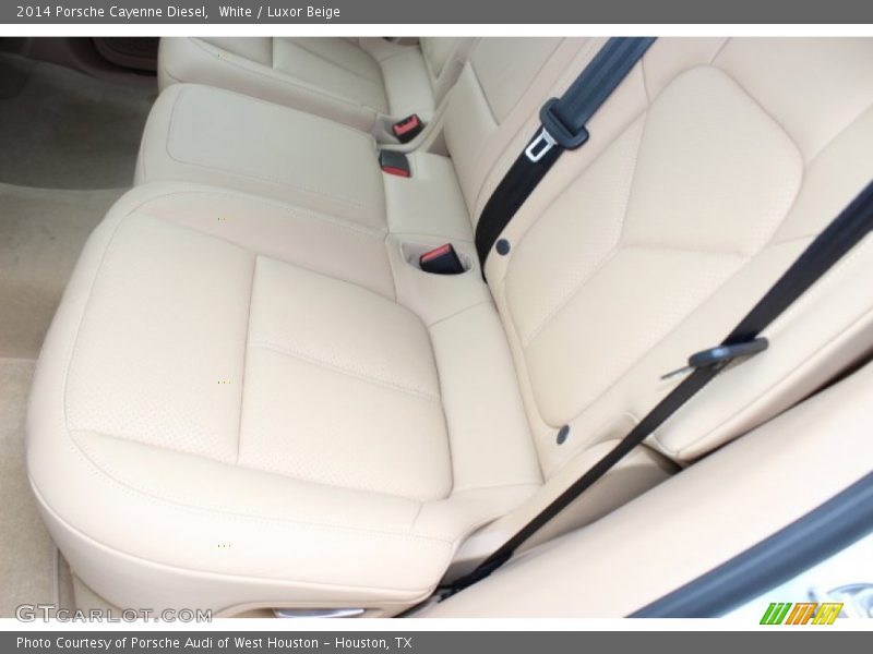 White / Luxor Beige 2014 Porsche Cayenne Diesel