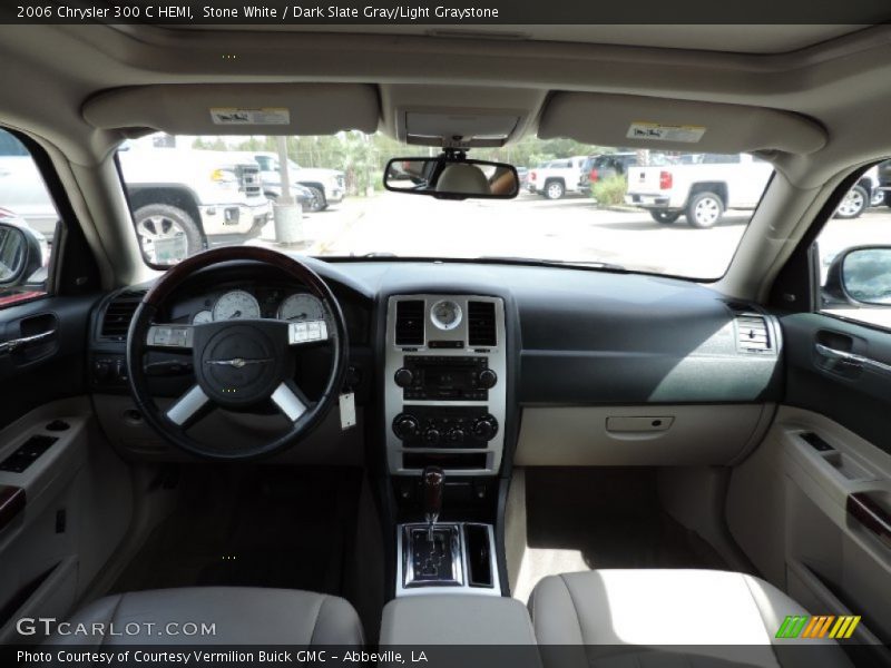 Stone White / Dark Slate Gray/Light Graystone 2006 Chrysler 300 C HEMI