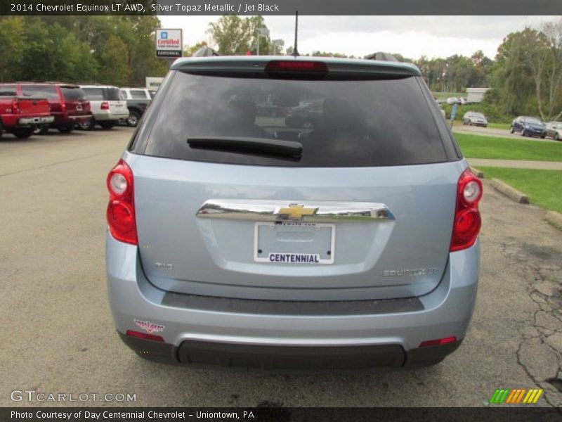 Silver Topaz Metallic / Jet Black 2014 Chevrolet Equinox LT AWD