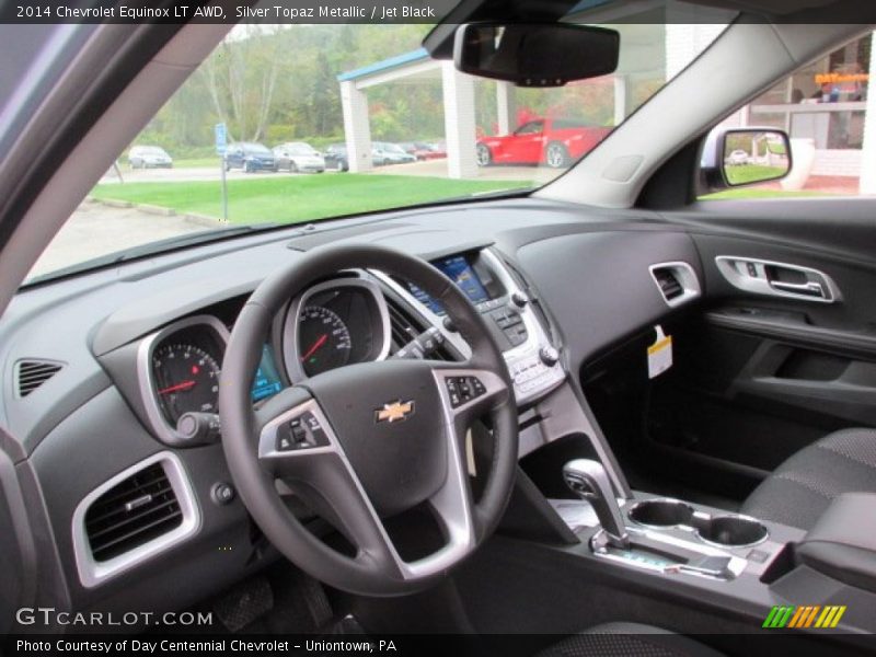 Silver Topaz Metallic / Jet Black 2014 Chevrolet Equinox LT AWD