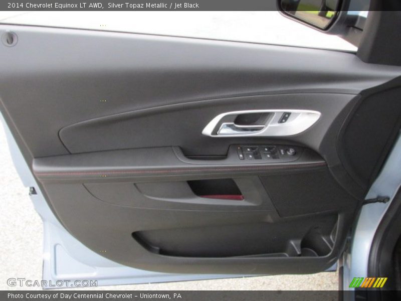 Silver Topaz Metallic / Jet Black 2014 Chevrolet Equinox LT AWD