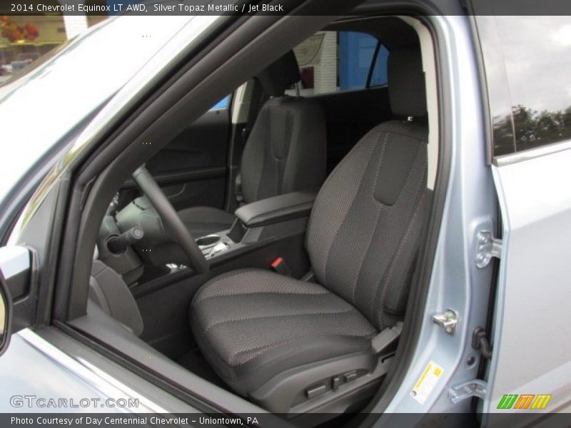 Silver Topaz Metallic / Jet Black 2014 Chevrolet Equinox LT AWD