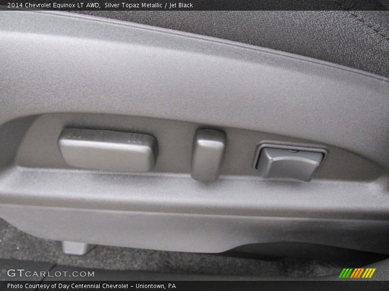 Silver Topaz Metallic / Jet Black 2014 Chevrolet Equinox LT AWD