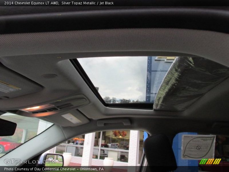 Silver Topaz Metallic / Jet Black 2014 Chevrolet Equinox LT AWD