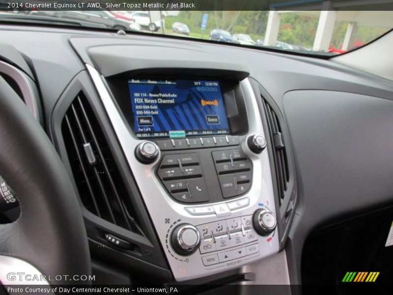 Silver Topaz Metallic / Jet Black 2014 Chevrolet Equinox LT AWD