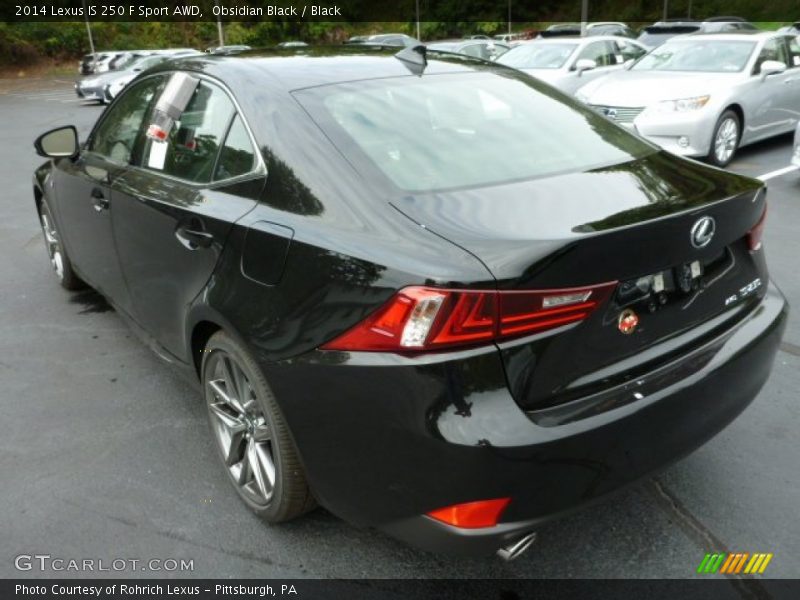 Obsidian Black / Black 2014 Lexus IS 250 F Sport AWD