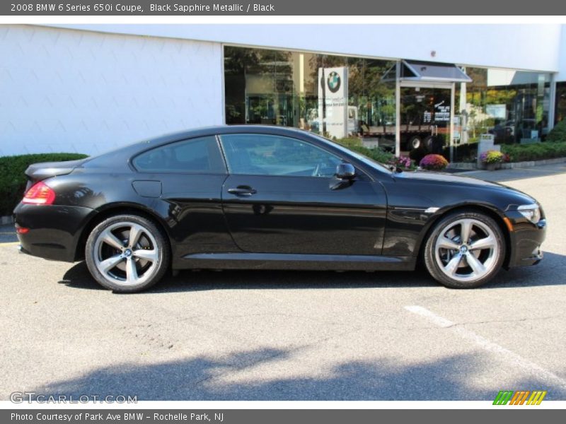  2008 6 Series 650i Coupe Black Sapphire Metallic