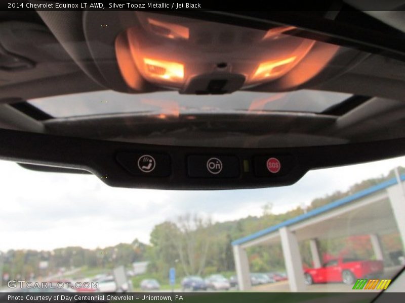 Silver Topaz Metallic / Jet Black 2014 Chevrolet Equinox LT AWD