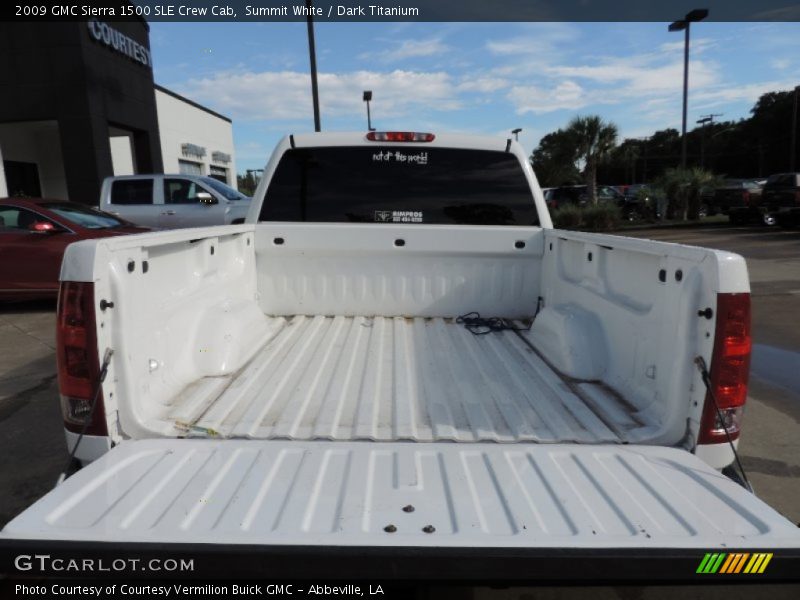 Summit White / Dark Titanium 2009 GMC Sierra 1500 SLE Crew Cab