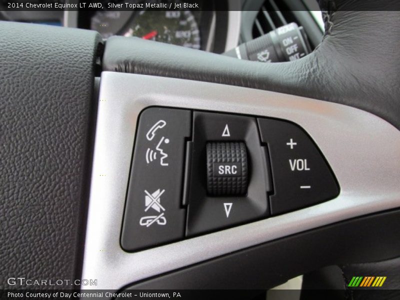 Silver Topaz Metallic / Jet Black 2014 Chevrolet Equinox LT AWD