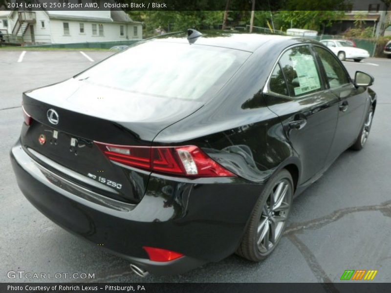 Obsidian Black / Black 2014 Lexus IS 250 F Sport AWD