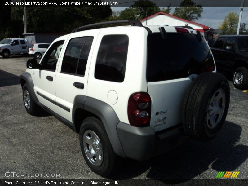 Stone White / Medium Slate Gray 2006 Jeep Liberty Sport 4x4