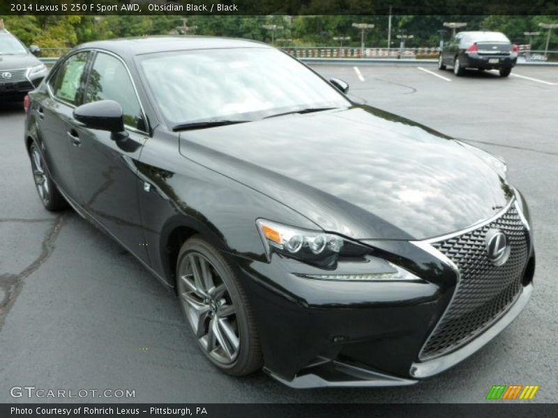 Obsidian Black / Black 2014 Lexus IS 250 F Sport AWD