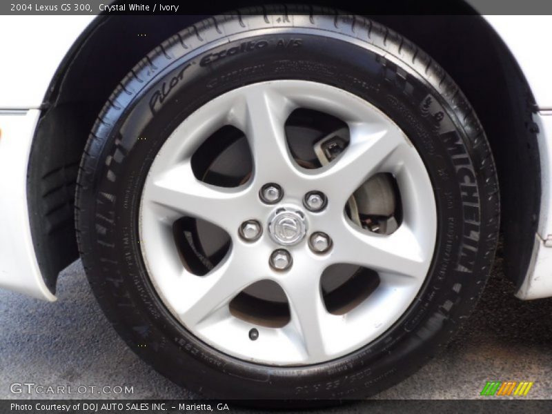 Crystal White / Ivory 2004 Lexus GS 300