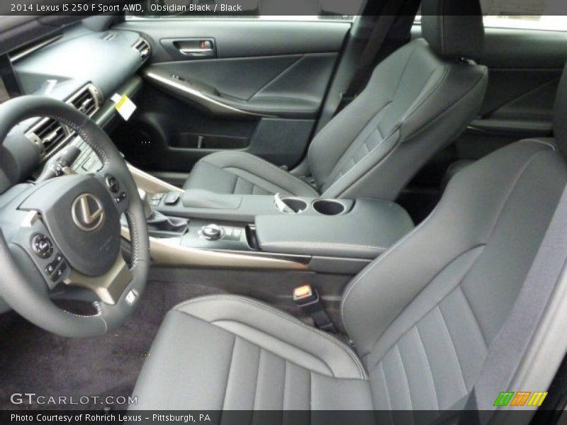 Obsidian Black / Black 2014 Lexus IS 250 F Sport AWD