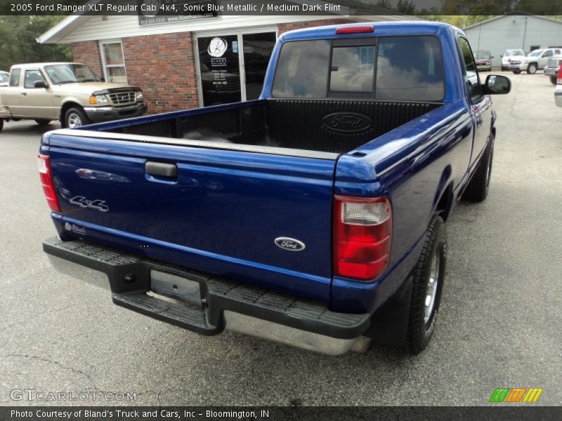 Sonic Blue Metallic / Medium Dark Flint 2005 Ford Ranger XLT Regular Cab 4x4
