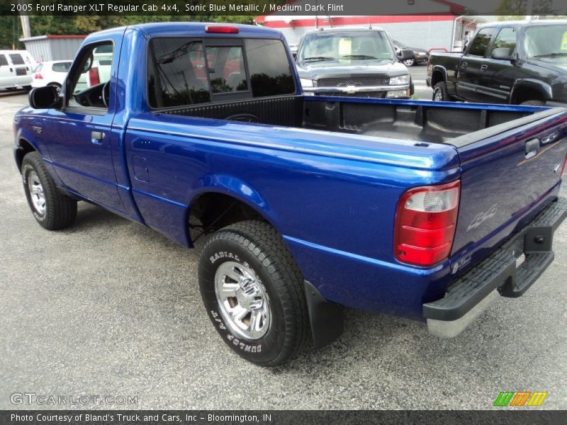 Sonic Blue Metallic / Medium Dark Flint 2005 Ford Ranger XLT Regular Cab 4x4
