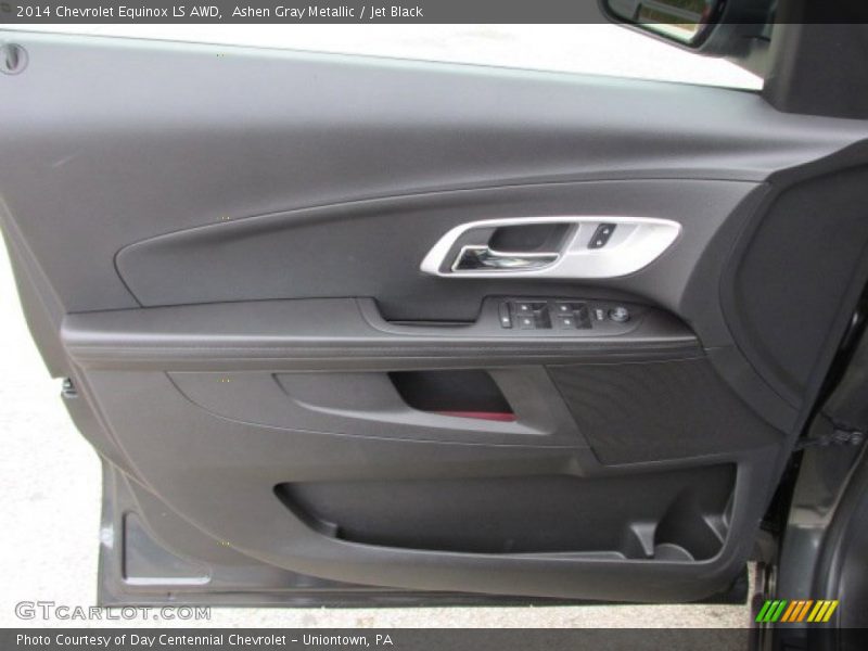 Ashen Gray Metallic / Jet Black 2014 Chevrolet Equinox LS AWD