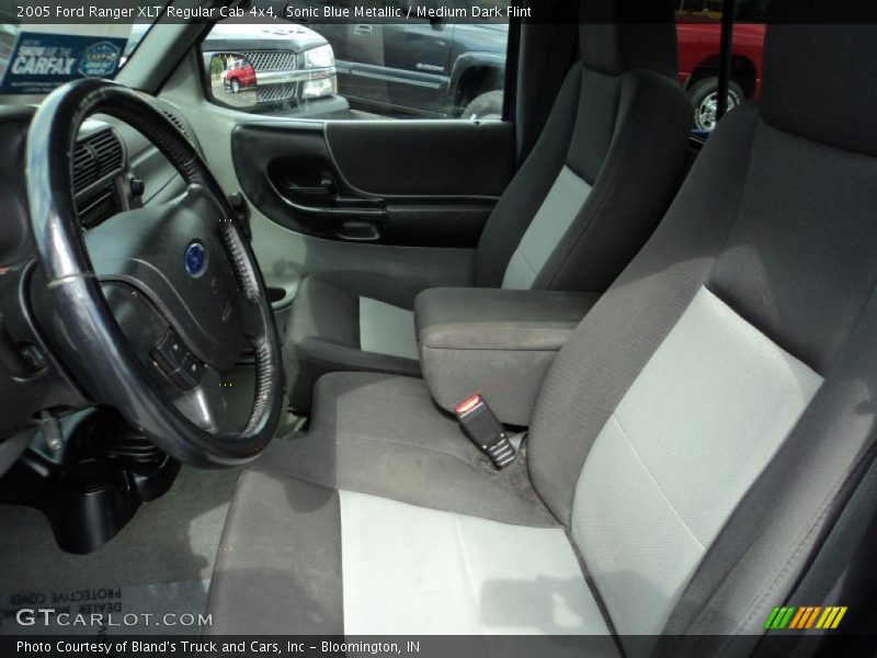 Sonic Blue Metallic / Medium Dark Flint 2005 Ford Ranger XLT Regular Cab 4x4
