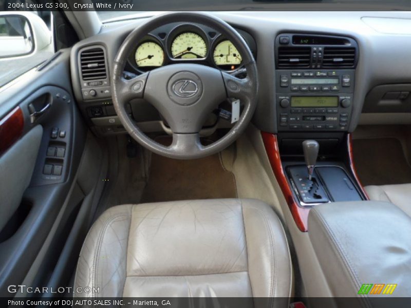 Crystal White / Ivory 2004 Lexus GS 300