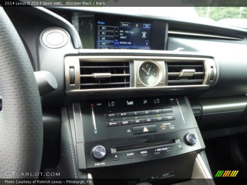 Obsidian Black / Black 2014 Lexus IS 250 F Sport AWD