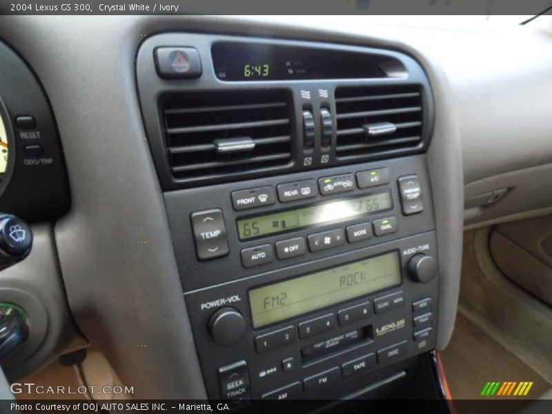 Crystal White / Ivory 2004 Lexus GS 300