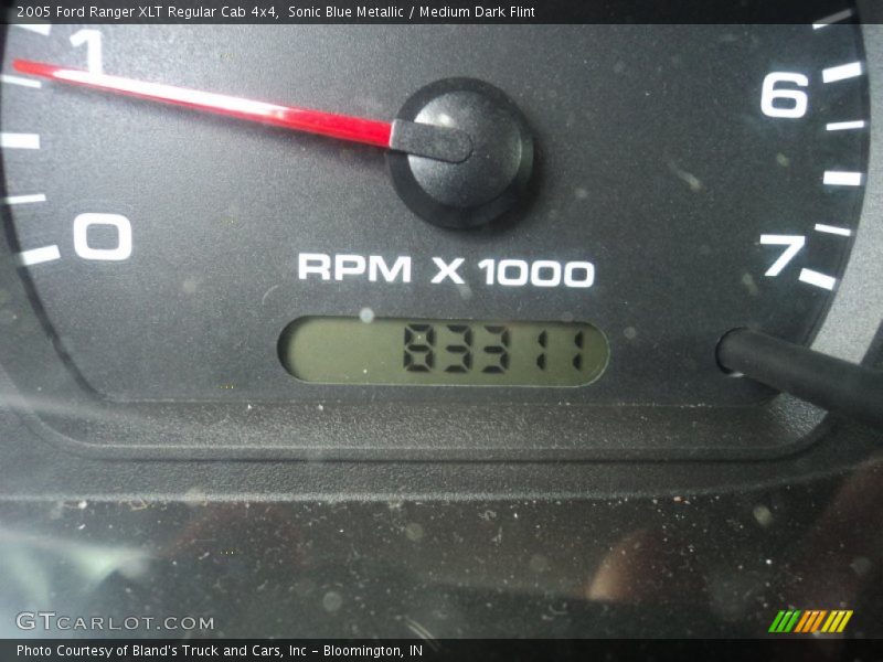 Sonic Blue Metallic / Medium Dark Flint 2005 Ford Ranger XLT Regular Cab 4x4