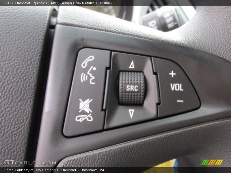 Ashen Gray Metallic / Jet Black 2014 Chevrolet Equinox LS AWD