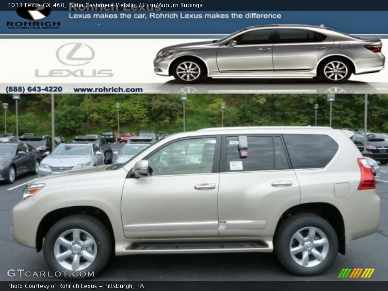 Satin Cashmere Metallic / Ecru/Auburn Bubinga 2013 Lexus GX 460