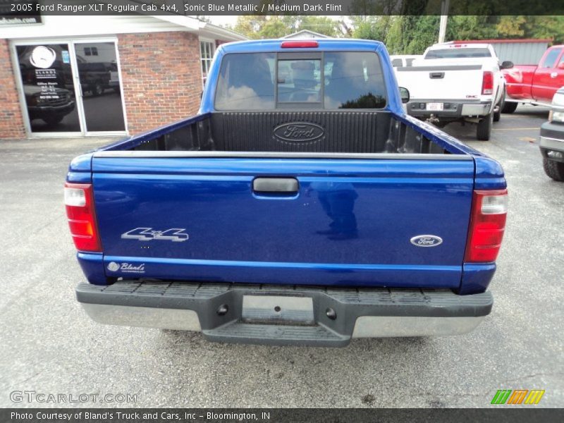 Sonic Blue Metallic / Medium Dark Flint 2005 Ford Ranger XLT Regular Cab 4x4