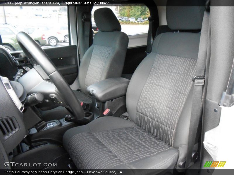 Bright Silver Metallic / Black 2012 Jeep Wrangler Sahara 4x4