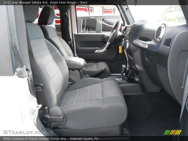 Bright Silver Metallic / Black 2012 Jeep Wrangler Sahara 4x4