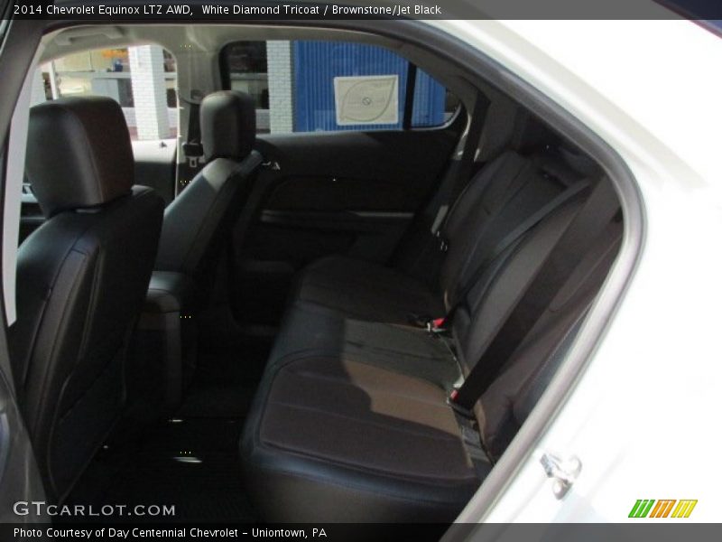 White Diamond Tricoat / Brownstone/Jet Black 2014 Chevrolet Equinox LTZ AWD
