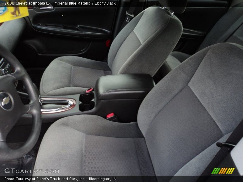 Imperial Blue Metallic / Ebony Black 2008 Chevrolet Impala LS