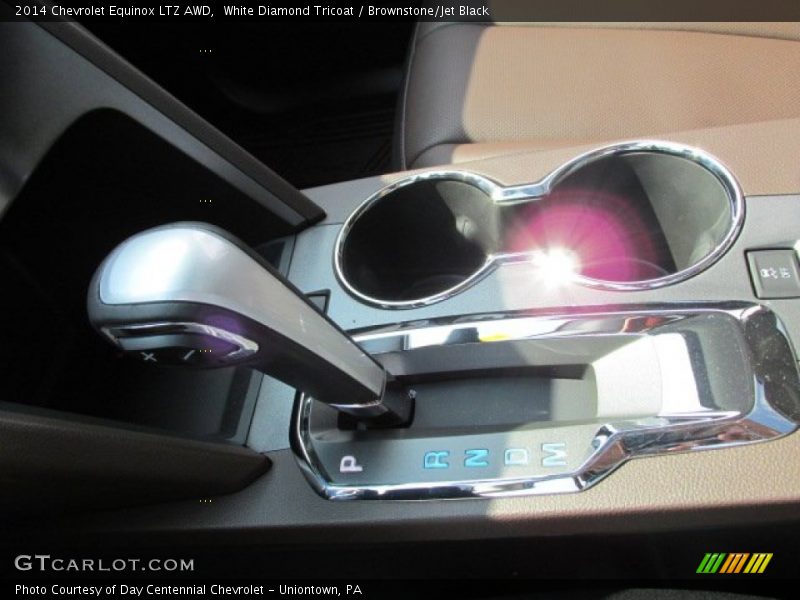 White Diamond Tricoat / Brownstone/Jet Black 2014 Chevrolet Equinox LTZ AWD