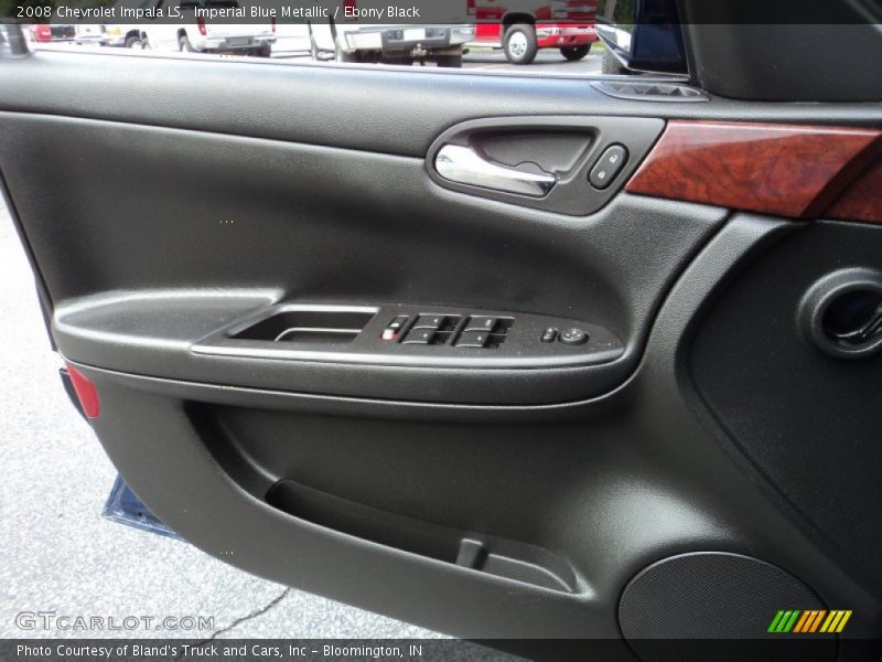 Imperial Blue Metallic / Ebony Black 2008 Chevrolet Impala LS