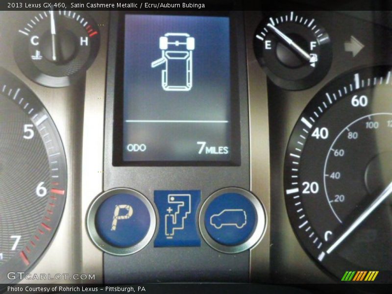 Satin Cashmere Metallic / Ecru/Auburn Bubinga 2013 Lexus GX 460