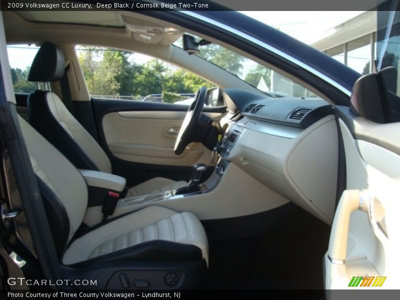 Deep Black / Cornsilk Beige Two-Tone 2009 Volkswagen CC Luxury