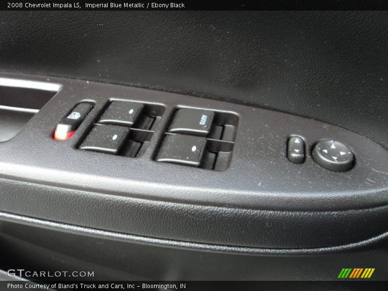 Imperial Blue Metallic / Ebony Black 2008 Chevrolet Impala LS