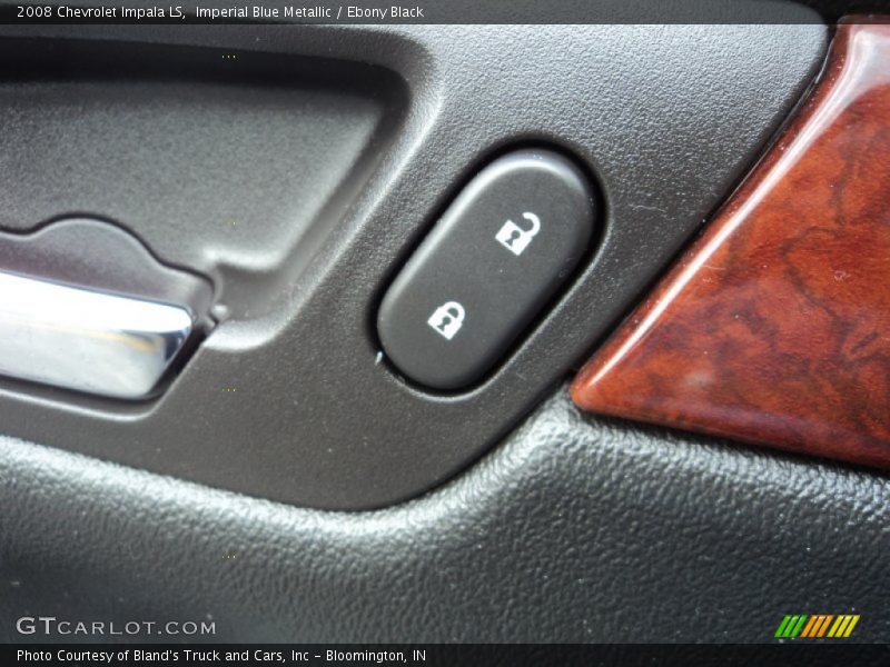 Imperial Blue Metallic / Ebony Black 2008 Chevrolet Impala LS