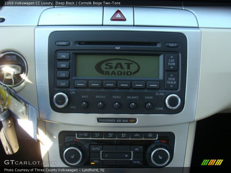 Deep Black / Cornsilk Beige Two-Tone 2009 Volkswagen CC Luxury