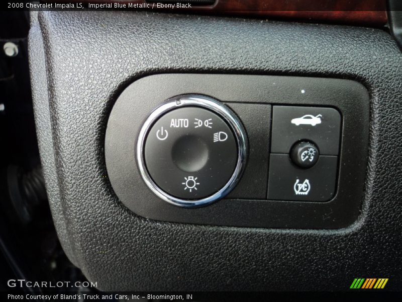 Imperial Blue Metallic / Ebony Black 2008 Chevrolet Impala LS