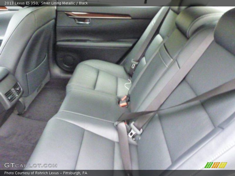 Silver Lining Metallic / Black 2013 Lexus ES 350