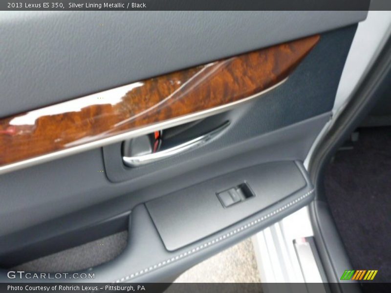 Silver Lining Metallic / Black 2013 Lexus ES 350
