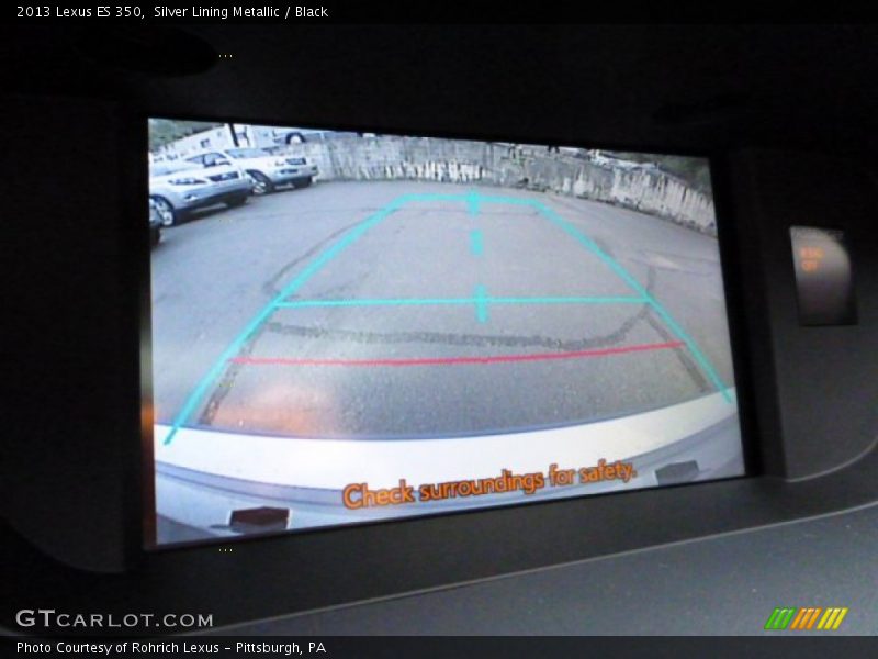 Silver Lining Metallic / Black 2013 Lexus ES 350