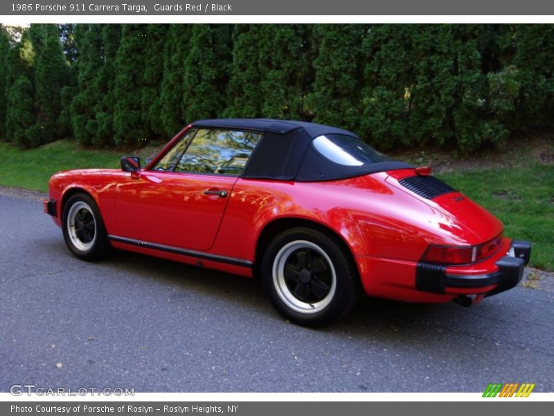 Guards Red / Black 1986 Porsche 911 Carrera Targa
