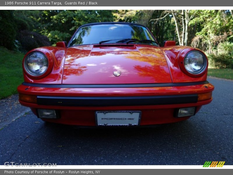 Guards Red / Black 1986 Porsche 911 Carrera Targa