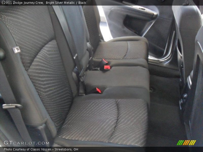 Bright Silver Metallic / Black 2011 Dodge Journey Crew